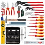 KNIPEX L-BOXX Sanitario, 52 pezzi, Set di strumenti rosso