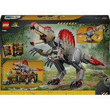 LEGO Jurassic World Fuga dello Spinosaurus, Giochi di costruzione Giocattolo Interattivo con Dino, Moto e 2 Minifigure, Regalo da 9+, Set da costruzione, 9 anno/i, Plastica, 820 pz, 810 g