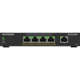 Netgear GS305EP Gestito L2/L3 Gigabit Ethernet (10/100/1000) Supporto Power over Ethernet (PoE) Nero, Interruttore Nero, Gestito, L2/L3, Gigabit Ethernet (10/100/1000), Full duplex, Supporto Power over Ethernet (PoE)