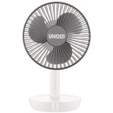 Unold Breezy, Ventilatore bianco/grigio, Ventilatore domestico con pale, Grigio, Bianco, Tavolo, Plastica, Pulsanti, Bianco