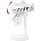 Unold Breezy, Ventilatore bianco/grigio, Ventilatore domestico con pale, Grigio, Bianco, Tavolo, Plastica, Pulsanti, Bianco