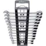 Wiha Set di chiavi combinate a cricchetto, 12 pezzi, Chiave 
