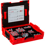 fischer Azione L-BOXX 102 DuoLine, Tassello grigio chiaro/Rosso