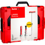 fischer Azione L-BOXX 102 DuoLine, Tassello grigio chiaro/Rosso