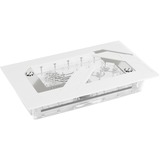 Alphacool Apex Distroplate VPP/D, Raffreddamento ad acqua bianco/trasparente