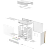 DeepCool CL660 WH, Chassis Tower bianco/legno