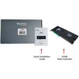 HighPoint Rocket 1508 8x M.2 Porta a PCIe 4.0 x16 NVMe HBA C, Scheda di interfaccia 