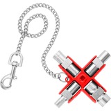 KNIPEX Chiave universale 00 11 06, chiave combinata   argento/Rosso