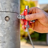 KNIPEX Chiave universale 00 11 06, chiave combinata   argento/Rosso
