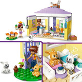 LEGO Friends Heartlake City Hasenhotel, Giochi di costruzione Casa Giocattolo con 2 Mini Bamboline, 2 Animali, Accessori, Regalo 5+, Set da costruzione, 5 anno/i, Plastica, 161 pz, 308 g
