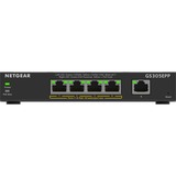 Netgear GS305EPP Gestito L2/L3 Gigabit Ethernet (10/100/1000) Supporto Power over Ethernet (PoE) Nero, Interruttore Nero, Gestito, L2/L3, Gigabit Ethernet (10/100/1000), Full duplex, Supporto Power over Ethernet (PoE)
