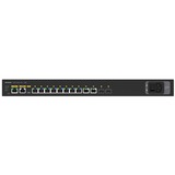 Netgear GSM4212UX Gestito L2/L3 Gigabit Ethernet (10/100/1000) Supporto Power over Ethernet (PoE) 1U Nero, Interruttore Gestito, L2/L3, Gigabit Ethernet (10/100/1000), Supporto Power over Ethernet (PoE), Montaggio rack, 1U