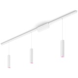 Philips Hue Perifo kit con 3 lampade a sospensione, Lampada bianco, Philips Hue White and Color ambiance Perifo kit con 3 lampade a sospensione, Luce a sospensione intelligente, Bluetooth/Zigbee, Bianco, LED, Metallo, Sintetico, Lampadina/e non sostituibile/i