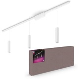 Philips Hue Perifo kit con 3 lampade a sospensione, Lampada bianco, Philips Hue White and Color ambiance Perifo kit con 3 lampade a sospensione, Luce a sospensione intelligente, Bluetooth/Zigbee, Bianco, LED, Metallo, Sintetico, Lampadina/e non sostituibile/i