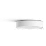 Philips Hue Plafoniera Enrave piccola, Luce LED bianco, Philips Hue White ambiance Plafoniera Enrave piccola, Lampada a soffitto intelligente, Bluetooth/Zigbee, Bianco, LED, Metallo, Lampadina/e non sostituibile/i
