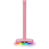 Razer Base Station V2 Chroma Stazione base, Supporto fucsia, Stazione base, Alluminio, 460 g, Rosa
