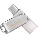 SanDisk Ultra Dual Drive Luxe unità flash USB 512 GB USB Type-A / USB Type-C 3.2 Gen 1 (3.1 Gen 1) Acciaio inossidabile, Chiavetta USB argento, 512 GB, USB Type-A / USB Type-C, 3.2 Gen 1 (3.1 Gen 1), 150 MB/s, Girevole, Acciaio inossidabile