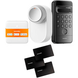 SwitchBot Lock Ultra Vision Combo, set bianco