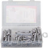 fischer Meister-Box tasselli universali UX / UX-R, Tassello grigio chiaro
