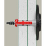 fischer Tassello DuoPower 6x30 S grigio chiaro/Rosso