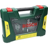 Bosch 2 607 017 191 punta per trapano Set di punte per trapano 68 pz, Trapano & Set di bit verde, Trapano, Set di punte per trapano, Metallo, Pietra, Legno, 1,68 kg, 68 pz, Phillips, Viti a croce, Torcia