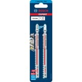 Bosch T367XHM Lama per seghetto alternativo Carburo 2 pz, Lama per sega Lama per seghetto alternativo, Alluminio, Mortaio, Plastica, Acciaio, Legno con chiodi, Carburo, Acciaio inox, 5 - 7, 3,5 mm