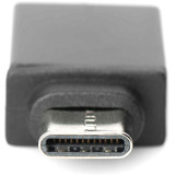 Digitus Adattatore USB Type-C, Type-C - A Nero