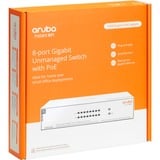 Hewlett Packard Enterprise Switch Instant On di rete 8 porte Gigabit CL4 PoE 64 W 1430, Interruttore 