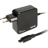 Inter-Tech Caricatore Argus PD-2090, caricatore USB-C, Caricabatterie Nero