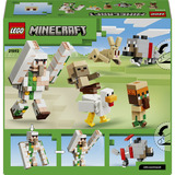 LEGO Minecraft Attacco del Cavaliere dei Polli nel Deserto, Giochi di costruzione Giocattolo con 6 Personaggi, Regalo per Gamer e Bambini da 9+, Set da costruzione, 9 anno/i, Plastica, 428 pz, 405 g