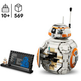 LEGO Star Wars Il droide astromeccanico BB-8, Giochi di costruzione Action Figure Giocattolo con Testa Rotante, Regalo per Ragazzi e Fan da 10+, Set da costruzione, 10 anno/i, Plastica, 569 pz, 683 g