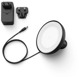 Philips Hue Lampada da tavolo White & Color Ambiance Bloom, Luce LED Nero, Philips Hue White and Color ambiance Bloom Lampada Smart da tavolo Nera, Lampada da tavolo intelligente, Bluetooth/Zigbee, Nero, LED integrato, Metallo, Lampadina/e non sostituibile/i