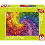 Vortice di fiori multicolore, Puzzle