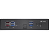 Shuttle DS50U3 barebone per PC/stazione di lavoro PC con dimensioni 1,3 l Nero i3-1315U Nero, PC con dimensioni 1,3 l, Mini PC barebone, DDR5-SDRAM, PCI Express, Serial ATA III, Collegamento ethernet LAN, 90 W