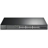 TP-Link Omada SG3428MP switch di rete Gestito L2+ Gigabit Ethernet (10/100/1000) Supporto Power over Ethernet (PoE) 1U Nero, Interruttore Gestito, L2+, Gigabit Ethernet (10/100/1000), Supporto Power over Ethernet (PoE), Montaggio rack, 1U
