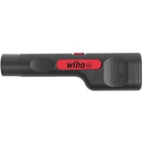 Wiha Strumento per spelare e montaggio, per cavi coassiali con connettore F, Attrezzo Sverniciatura /smontaggio Nero/Rosso