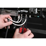 Wiha Strumento per spelare e montaggio, per cavi coassiali con connettore F, Attrezzo Sverniciatura /smontaggio Nero/Rosso