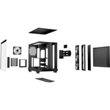 be quiet! Light Base 500 LX Black Midi Tower Nero, Chassis Tower Nero, Midi Tower, PC, Nero, ATX, micro ATX, Mini-ITX, Acrilonitrile butadiene stirene (ABS), Vetro, Acciaio, Gaming