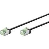 goobay Cavo patch ultraflessibile Cat.8.1 slim, U/FTP Nero