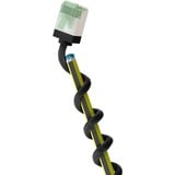 goobay Cavo patch ultraflessibile Cat.8.1 slim, U/FTP Nero