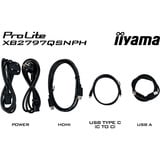 iiyama ProLite XB2797QSNPH-B1, Monitor LED Nero (opaco)