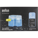 Braun CCR4 Cartuccia di pulizia Cartuccia di pulizia, Blu, Braun, Braun Clean&Charge, 178 mm, 119 mm