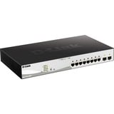 D-Link DGS-1210-10MP Gestito L2 Gigabit Ethernet (10/100/1000) Supporto Power over Ethernet (PoE) Nero, Grigio, Interruttore Gestito, L2, Gigabit Ethernet (10/100/1000), Full duplex, Supporto Power over Ethernet (PoE)