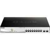 D-Link DGS-1210-10MP Gestito L2 Gigabit Ethernet (10/100/1000) Supporto Power over Ethernet (PoE) Nero, Grigio, Interruttore Gestito, L2, Gigabit Ethernet (10/100/1000), Full duplex, Supporto Power over Ethernet (PoE)