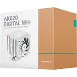 DeepCool AK620 DIGITAL WH, raffreddamento CPU  bianco