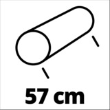 EINHELL GC-GR 57 rullo per prato 57 cm, Rullo da prato rosso/Nero, Rullo per prato a spinta, 57 cm, 32 cm, 10,5 kg, Nero, Rosso