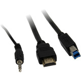 Inter-Tech IPC KVM Switch AS-41HUS, Switch KVM 