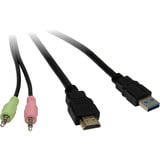 Inter-Tech IPC KVM Switch AS-41HUS, Switch KVM 