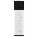 MediaRange High Performance 32 GB, Chiavetta USB argento/Nero