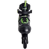 Muuwmi Pattini in linea regolabili per bambini Mis. 33-36 verde/Nero